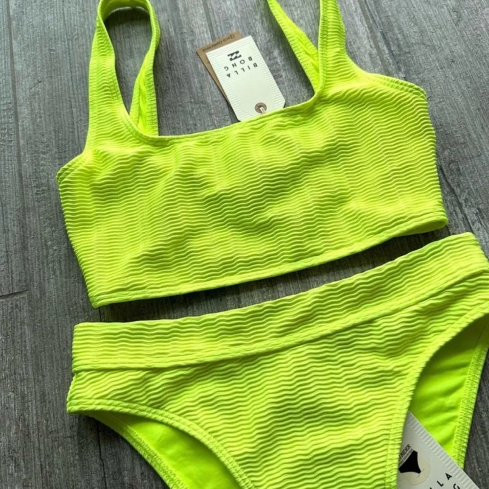 🔥🔥BILLABONG - WAVE TRIP CROP TANK MAUI BIKINI SET🔥🔥 - Picture 3 of 11